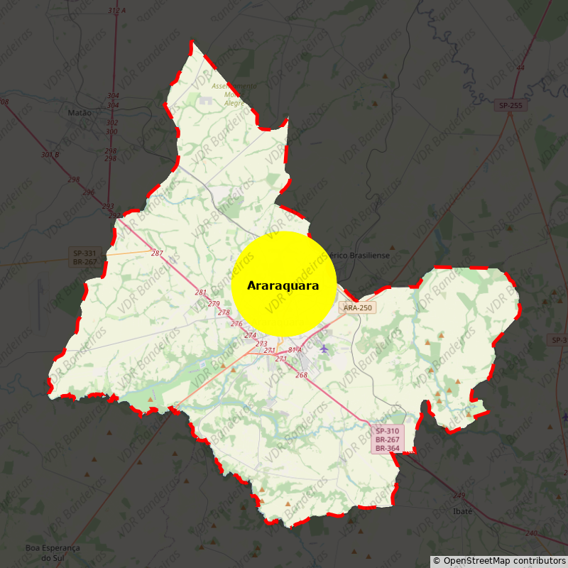 Imagem da Bandeira Araraquara