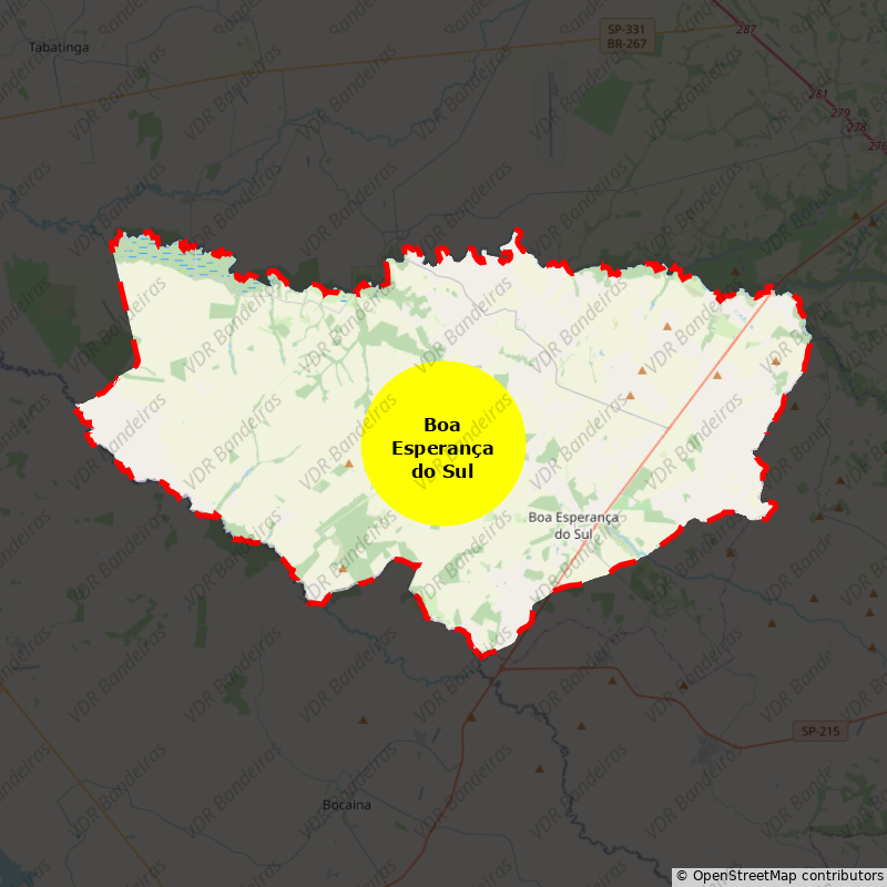 Imagem da Bandeira Boa Esperança do Sul