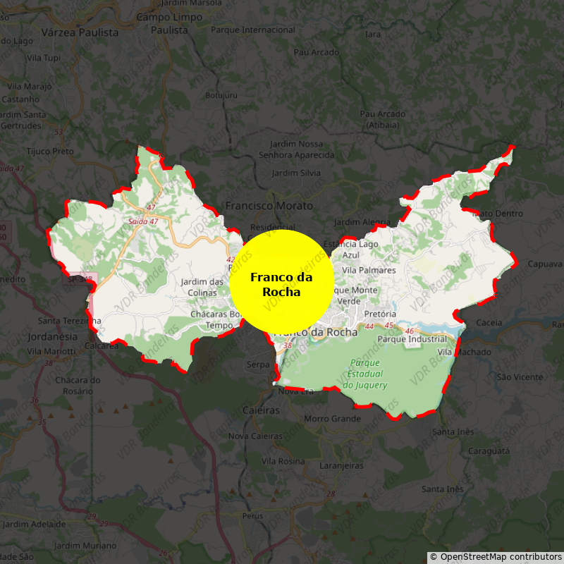 Imagem da Bandeira Franco da Rocha