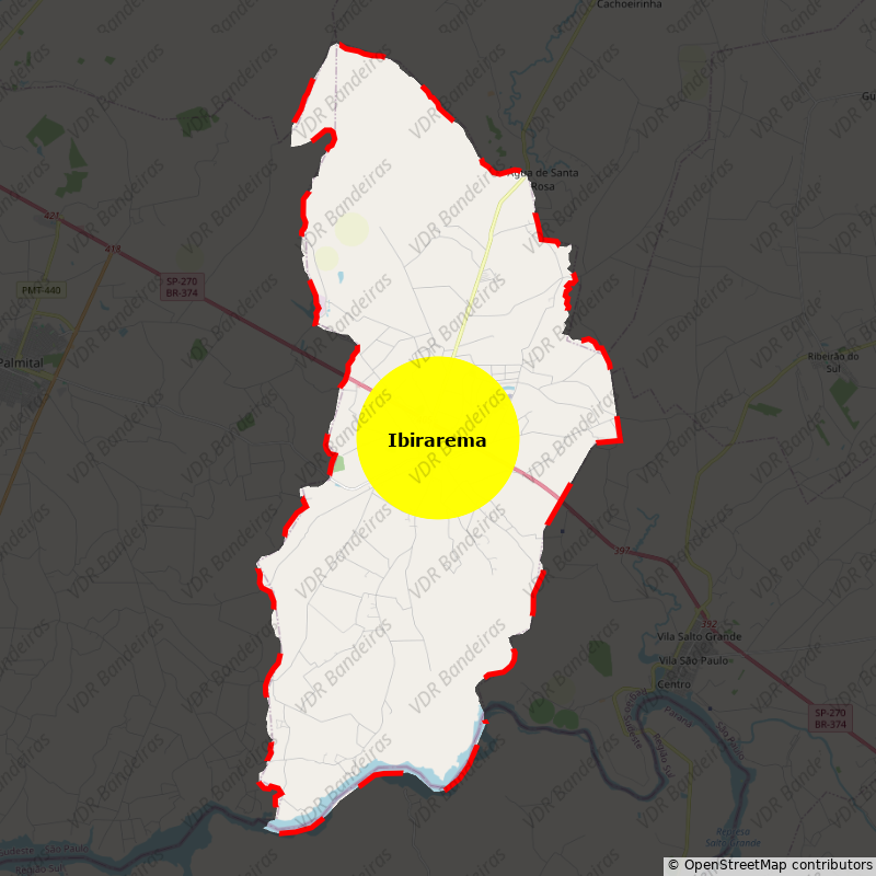 Imagem da Bandeira Ibirarema