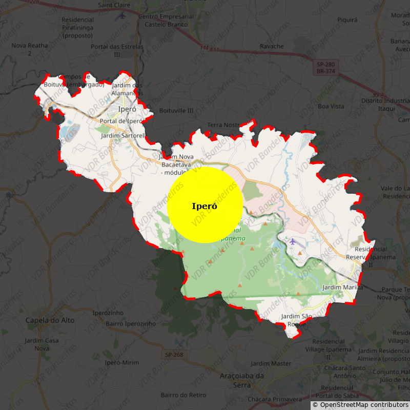 Imagem da Bandeira Iperó