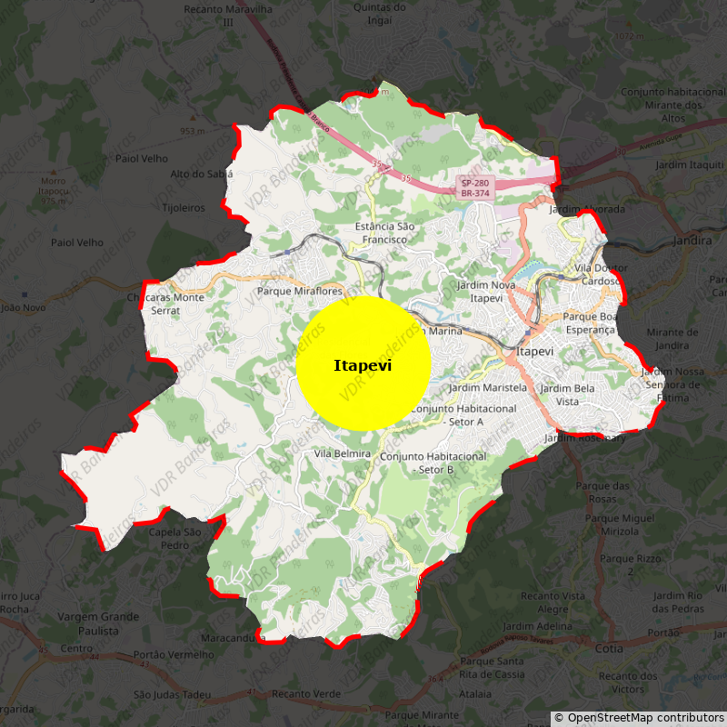 Imagem da Bandeira Itapevi