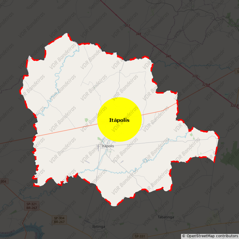 Imagem da Bandeira Itápolis