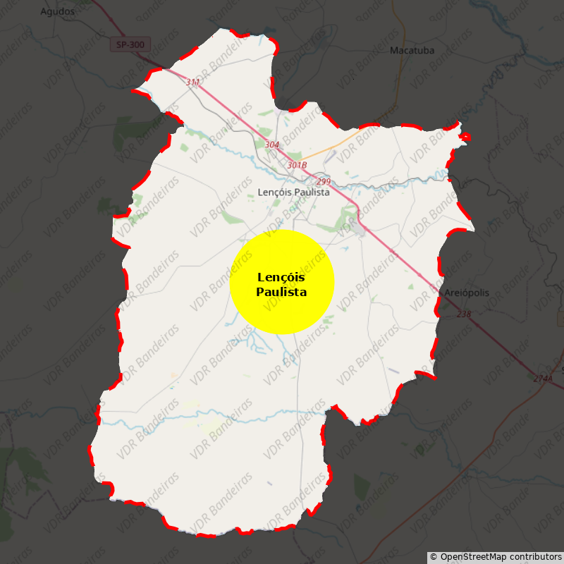 Imagem da Bandeira Lençóis Paulista