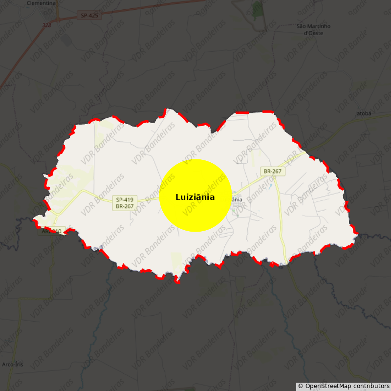 Imagem da Bandeira Luiziânia