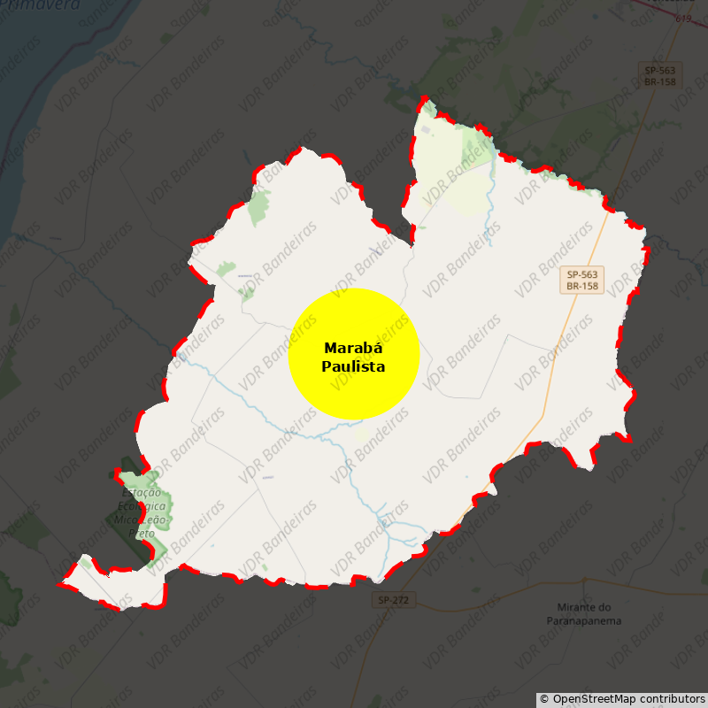 Imagem da Bandeira Marabá Paulista
