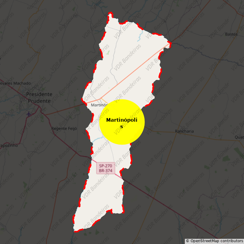 Imagem da Bandeira Martinópolis