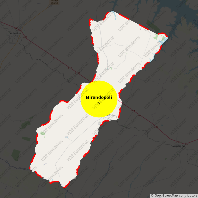 Imagem da Bandeira Mirandópolis