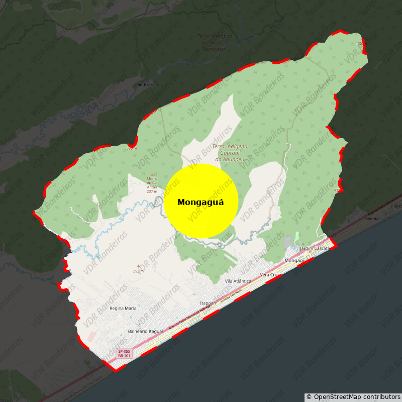 Imagem da Bandeira Mongaguá