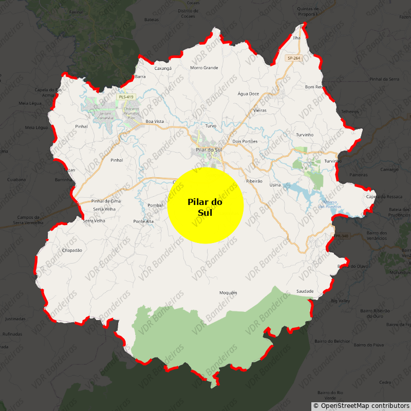 Imagem da Bandeira Pilar do Sul