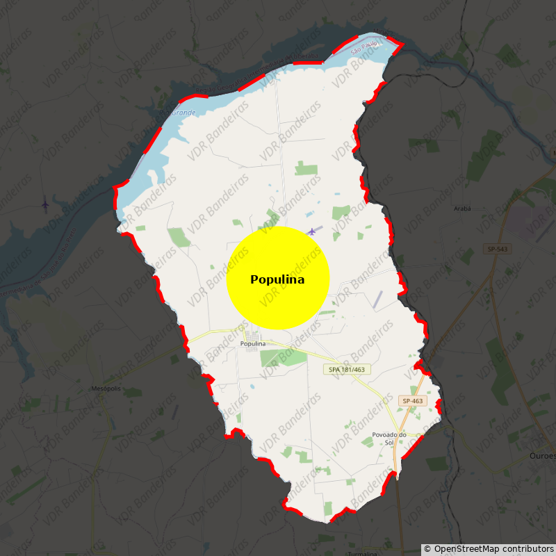 Imagem da Bandeira Populina