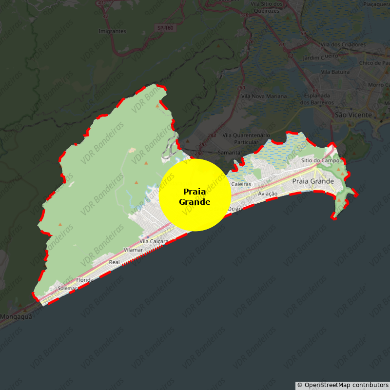 Imagem da Bandeira Praia Grande