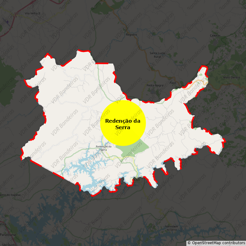 Imagem da Bandeira Redenção da Serra