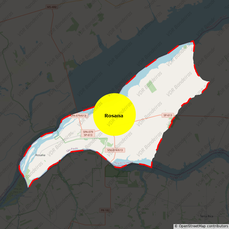 Imagem da Bandeira Rosana