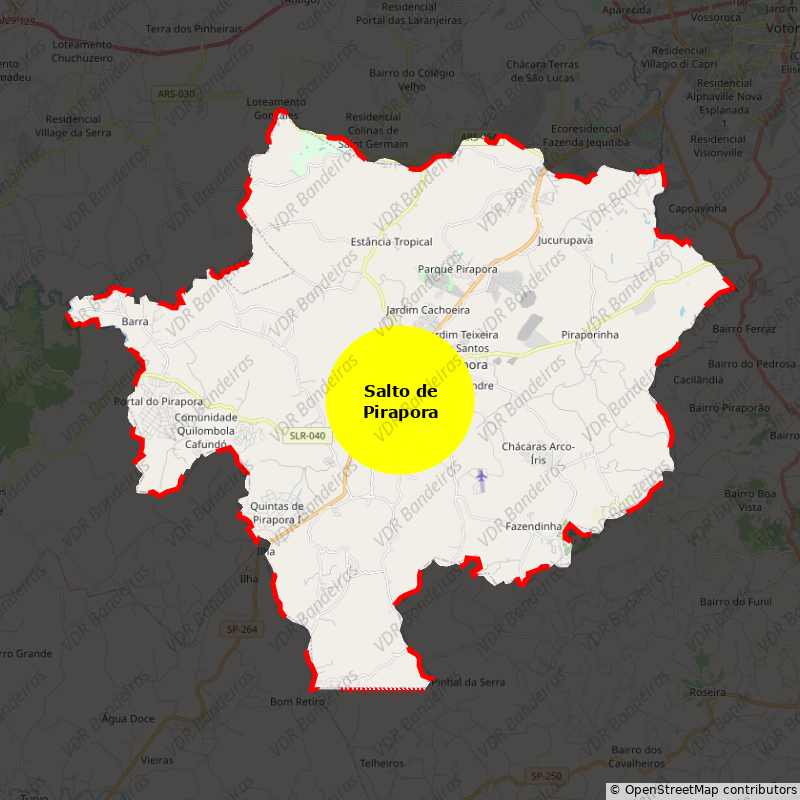 Imagem da Bandeira Salto de Pirapora