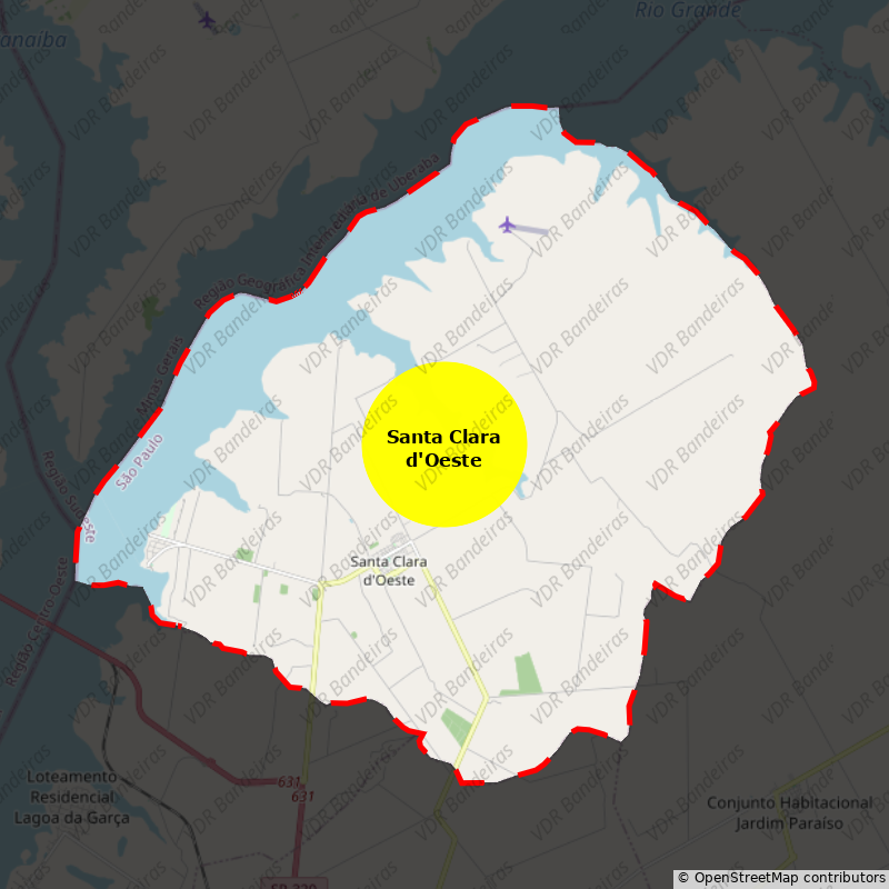 Imagem da Bandeira Santa Clara d'Oeste