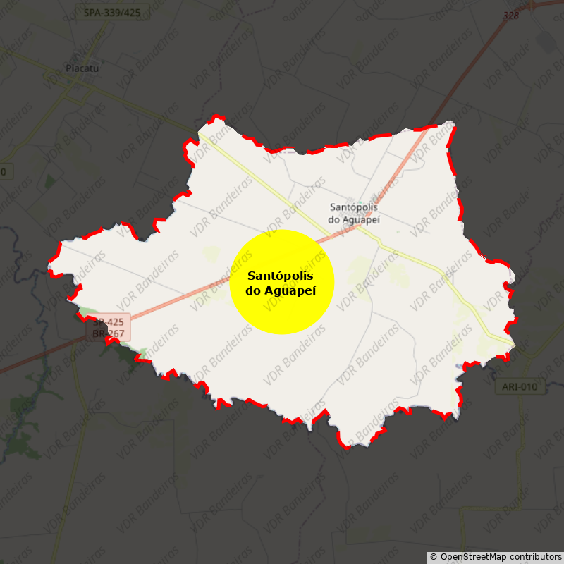 Imagem da Bandeira Santópolis do Aguapeí