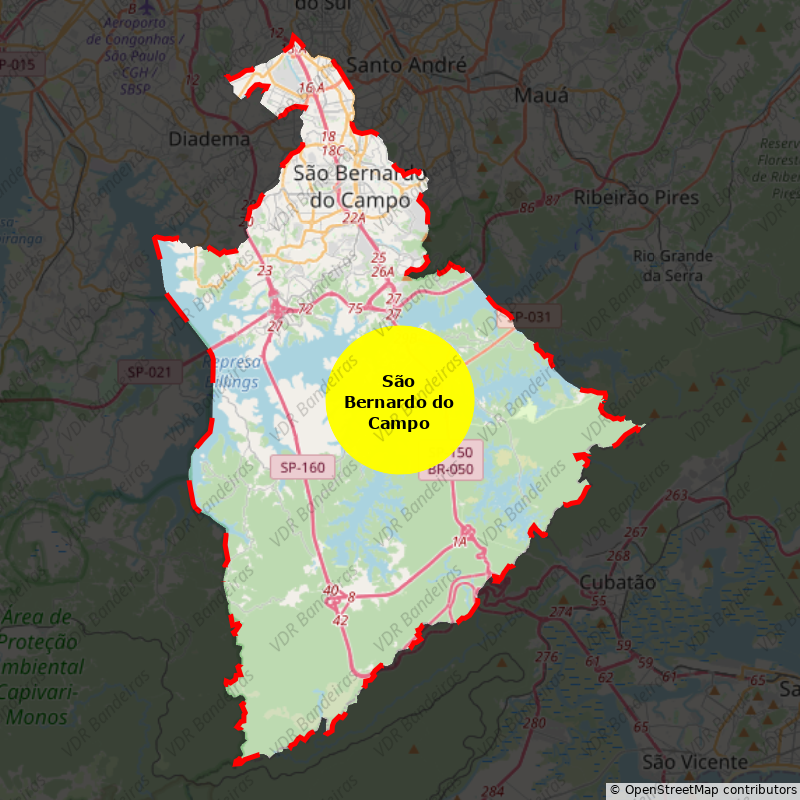 Imagem da Bandeira São Bernardo do Campo