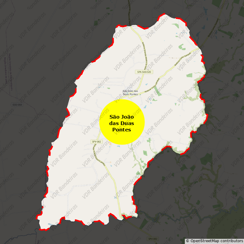 Imagem da Bandeira São João das Duas Pontes