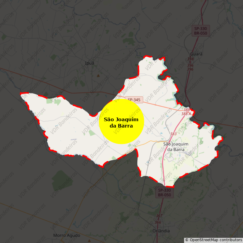 Imagem da Bandeira São Joaquim da Barra