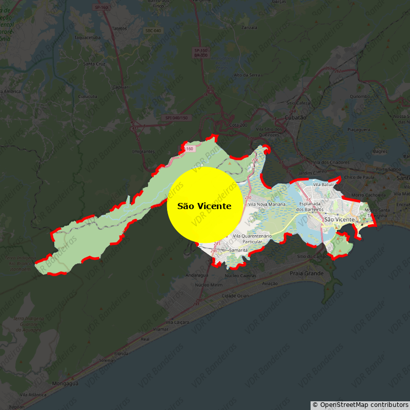 Imagem da Bandeira São Vicente