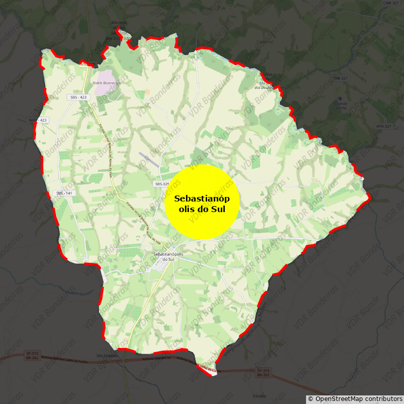 Imagem da Bandeira Sebastianópolis do Sul