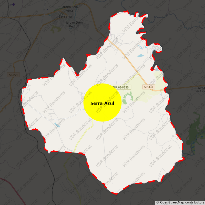 Imagem da Bandeira Serra Azul