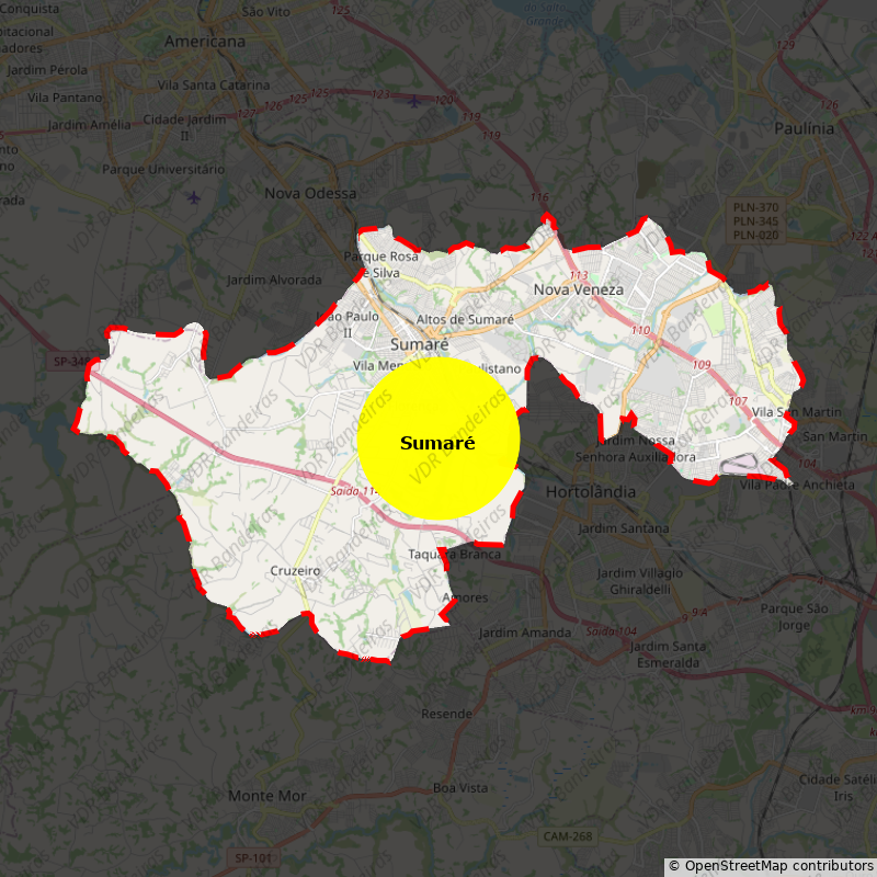 Imagem da Bandeira Sumaré