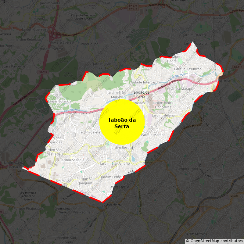 Imagem da Bandeira Taboão da Serra