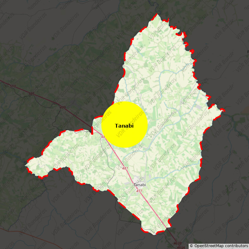Imagem da Bandeira Tanabi