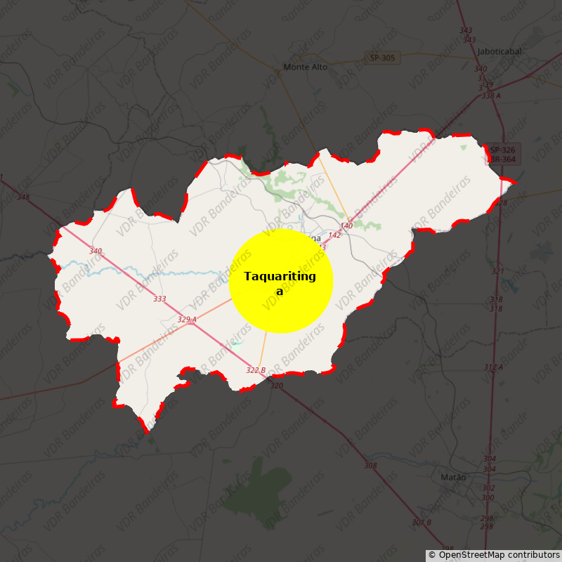 Imagem da Bandeira Taquaritinga