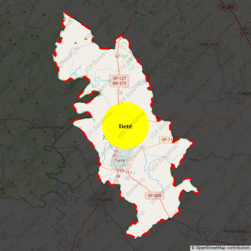 Imagem da Bandeira Tietê