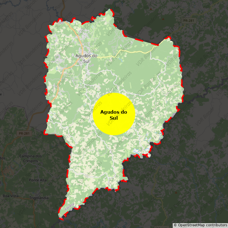 Imagem da Bandeira Agudos do Sul