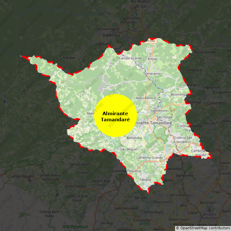 Imagem da Bandeira Almirante Tamandaré