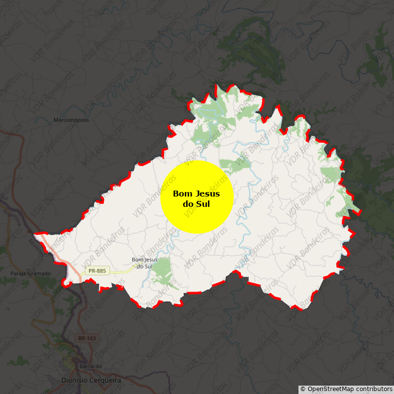 Imagem da Bandeira Bom Jesus do Sul