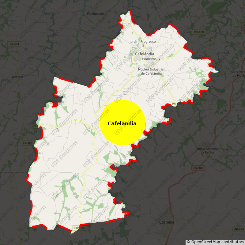 Imagem da Bandeira Cafelândia