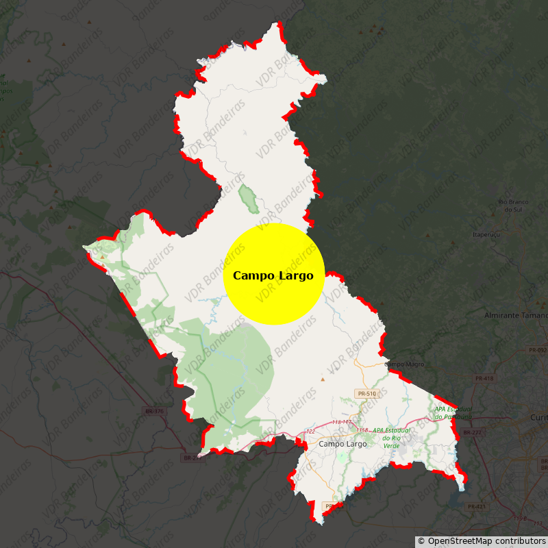 Imagem da Bandeira Campo Largo