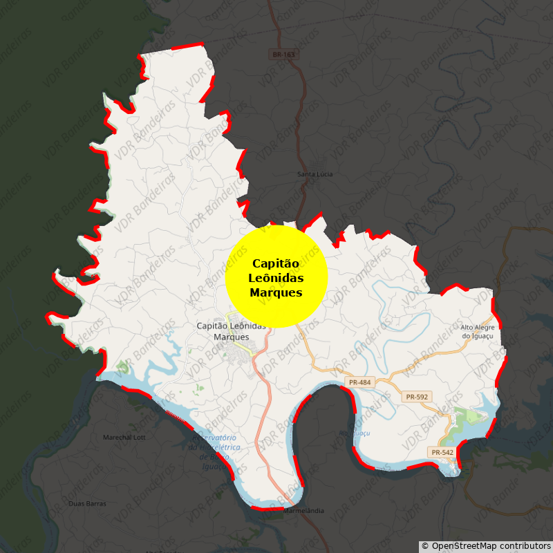 Imagem da Bandeira Capitão Leônidas Marques