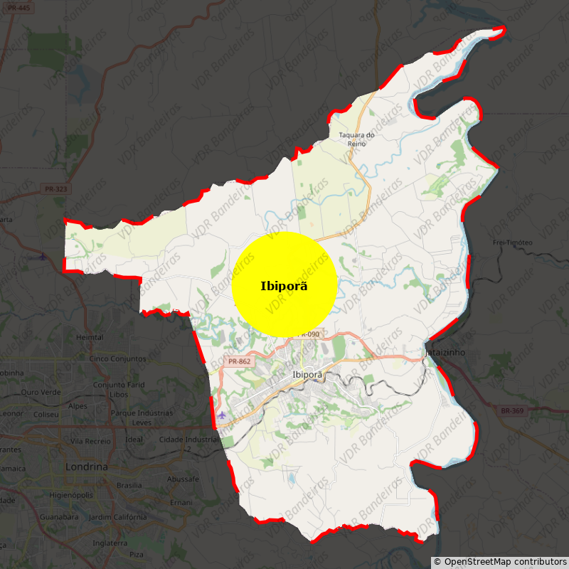 Imagem da Bandeira Ibiporã