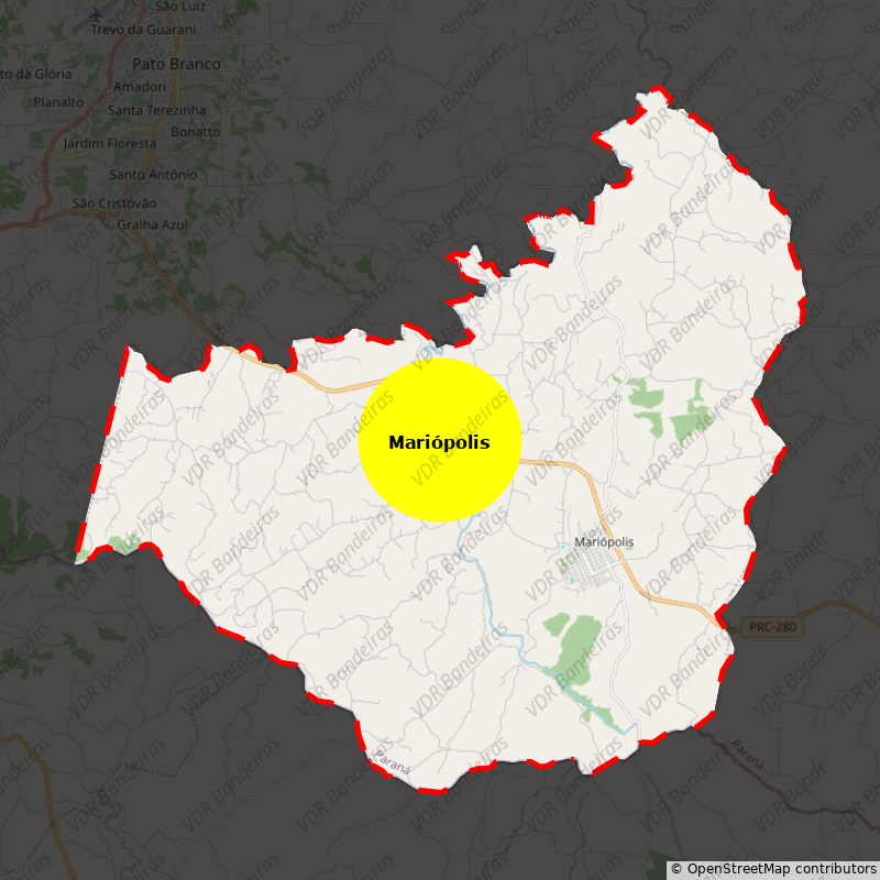 Imagem da Bandeira Mariópolis