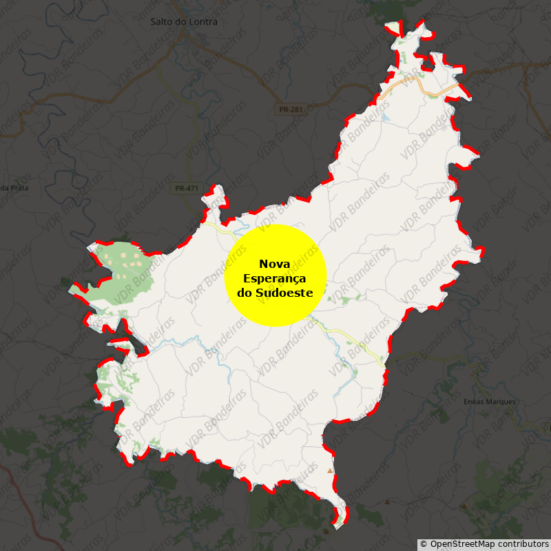 Imagem da Bandeira Nova Esperança do Sudoeste