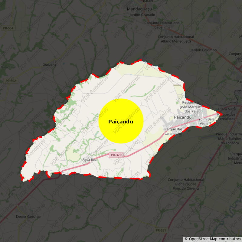 Imagem da Bandeira Paiçandu
