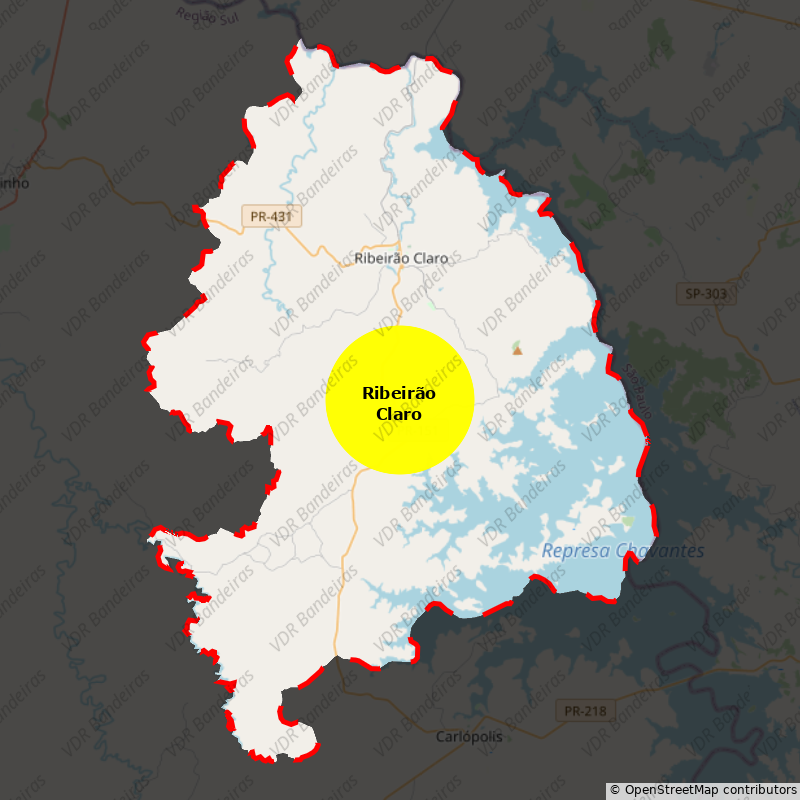 Imagem da Bandeira Ribeirão Claro