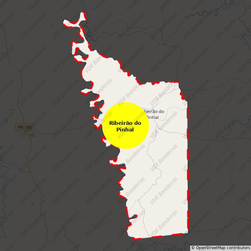 Imagem da Bandeira Ribeirão do Pinhal