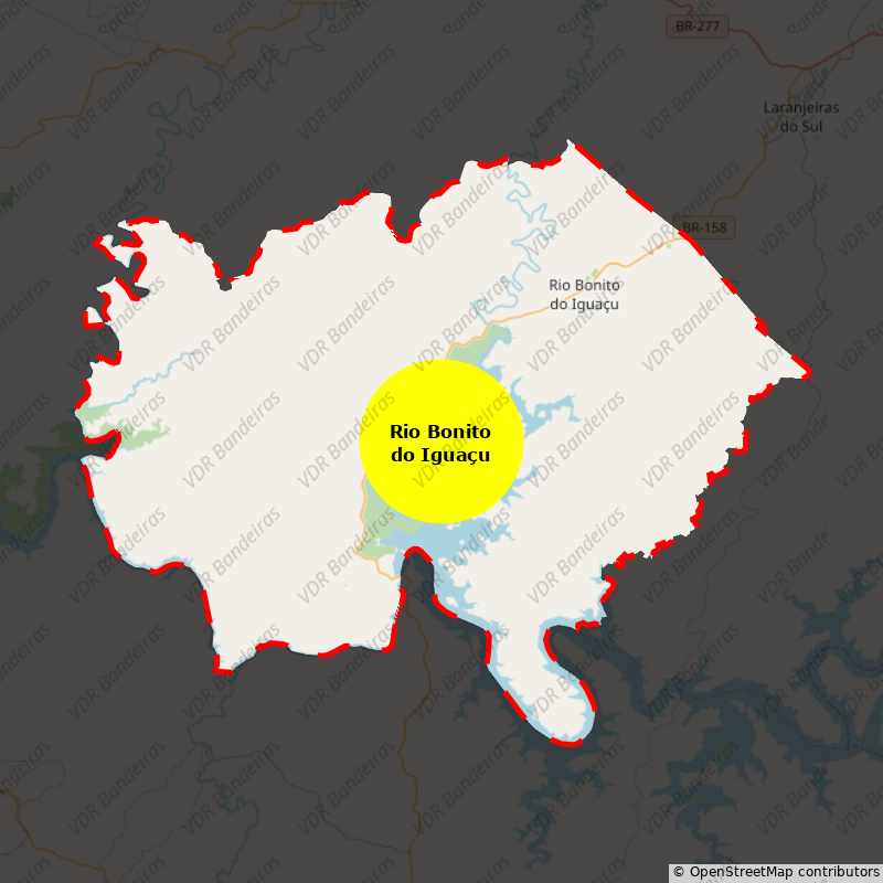 Imagem da Bandeira Rio Bonito do Iguaçu