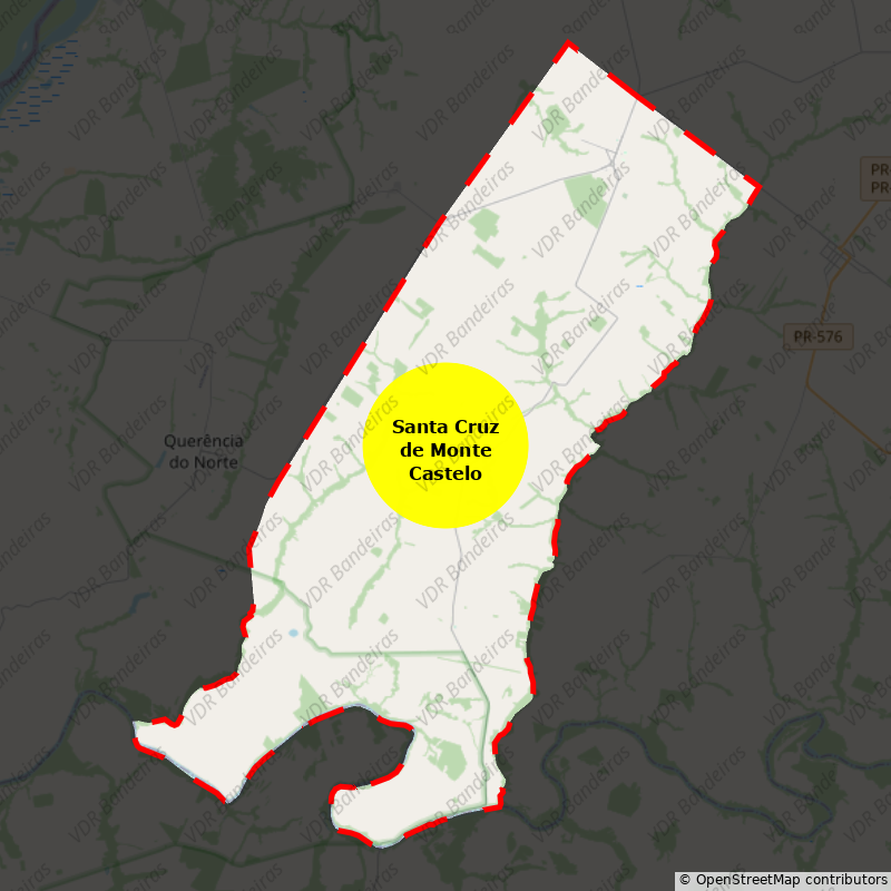 Imagem da Bandeira Santa Cruz de Monte Castelo