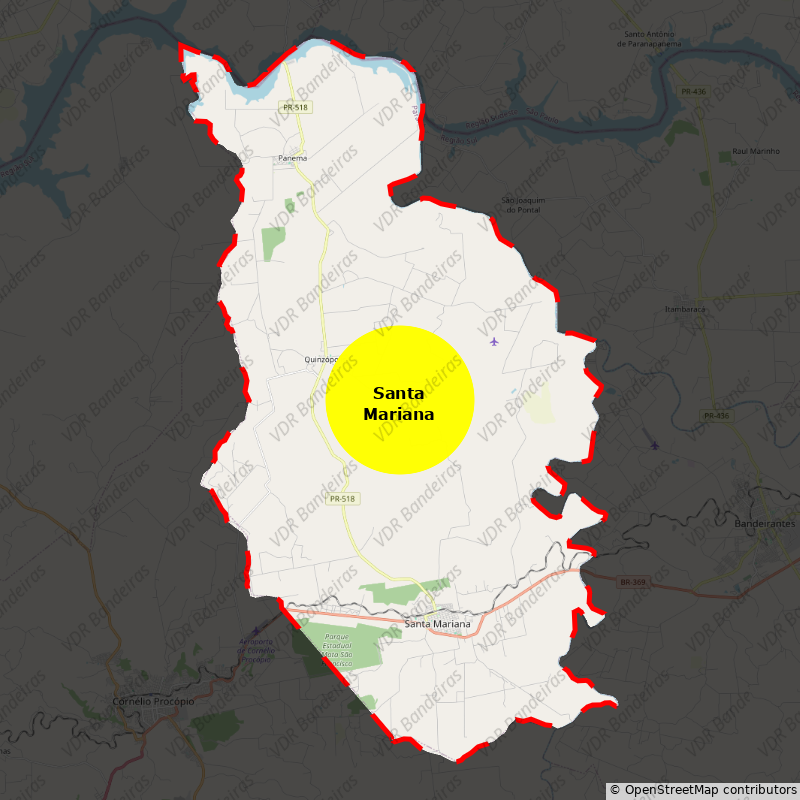 Imagem da Bandeira Santa Mariana