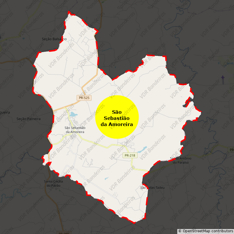 Imagem da Bandeira São Sebastião da Amoreira