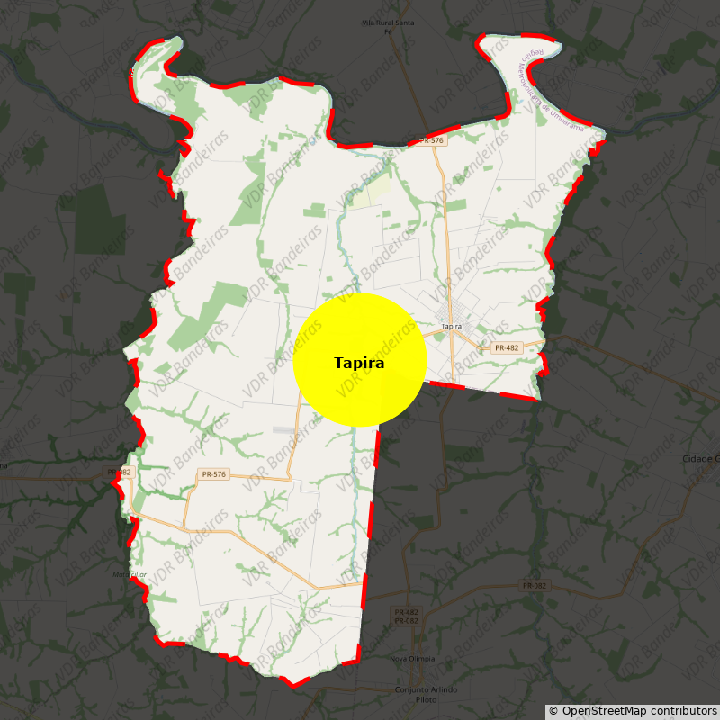 Imagem da Bandeira Tapira