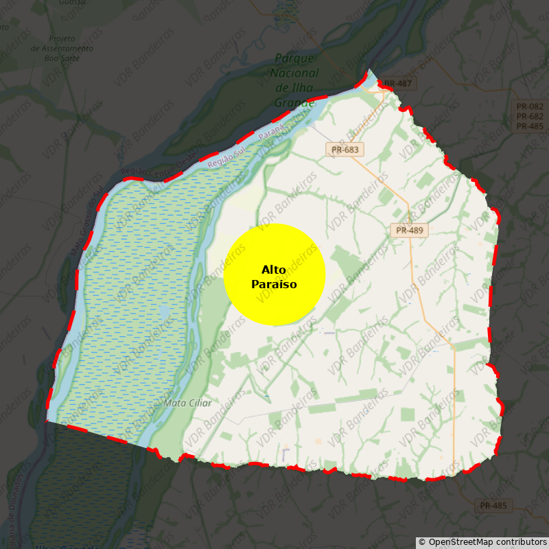 Imagem da Bandeira Alto Paraíso